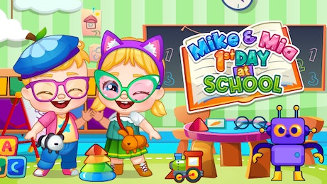 Mike And Mia 1st Day At School – FRIV