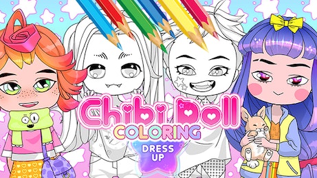 Chibi Doll Dress Up & Coloring – FRIV